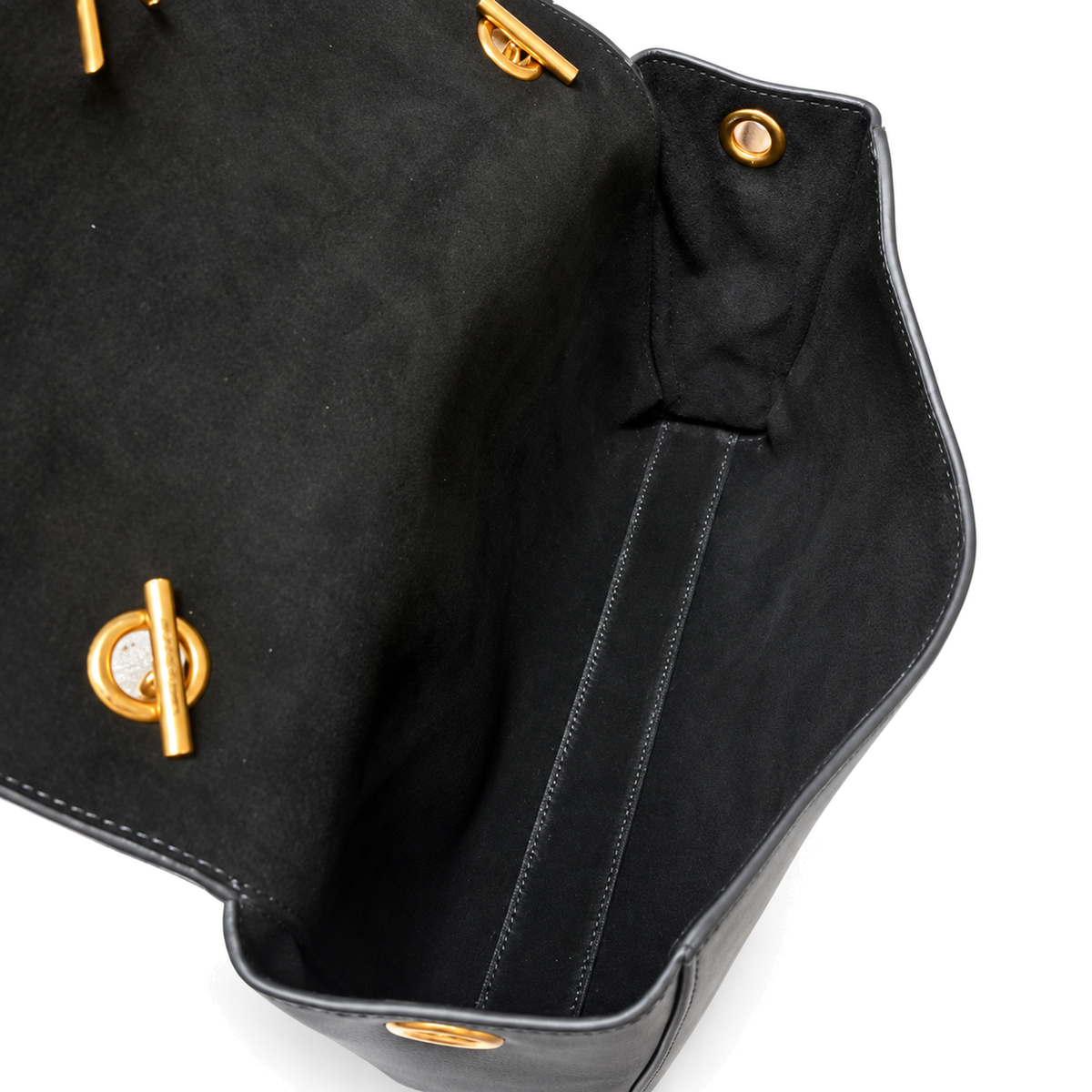 Saint Laurent YSL Kate Large Chain Bag – Black Leather