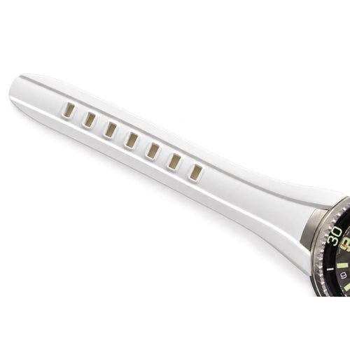 Blancpain Fifty Fathoms Tech Black Dial White Rubber Dive Watch