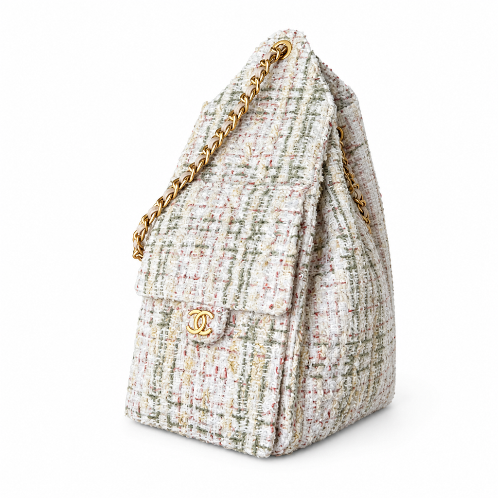 Chanel Quilted Leather Grand Shopper Shoulder Bag