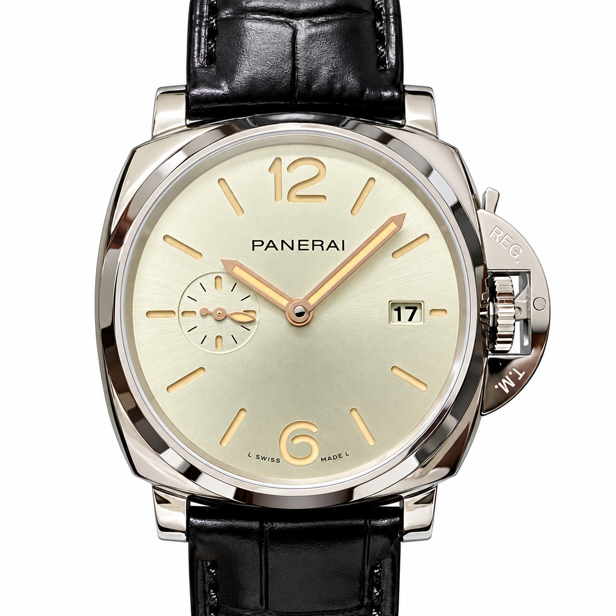 Panerai Luminor Due Automatic 40mm Men's Steel Watch Green Dial