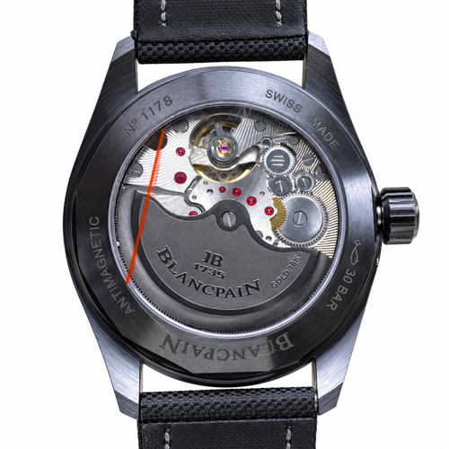 Blancpain Fifty Fathoms Bathyscaphe Black Dial Date Steel Dive Watch