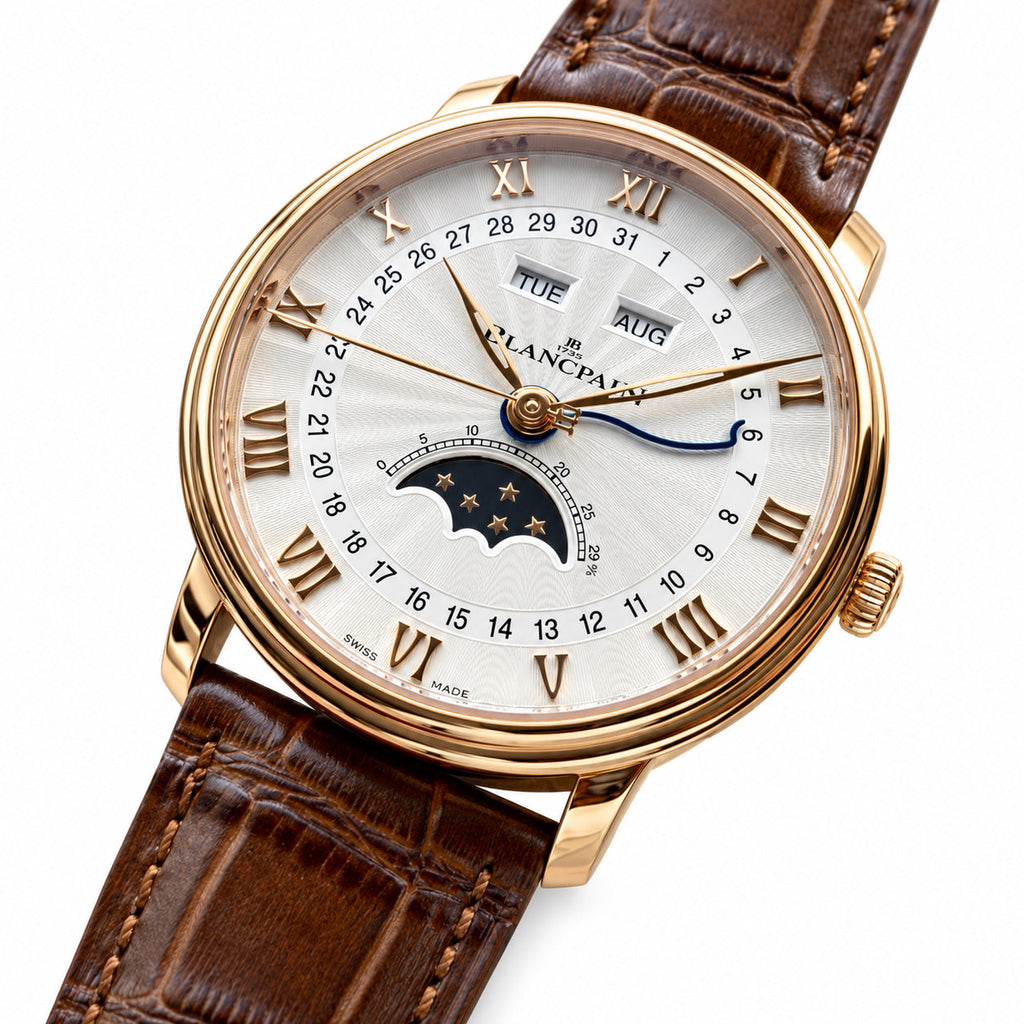Blancpain Villeret Quantième Complet – Rose Gold Moonphase Complete Calendar Swiss Automatic