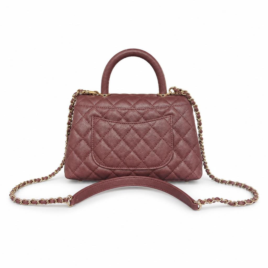 Chanel Classic CC Quilted Flap Bag | Gold Hardware & Chain — 24cm