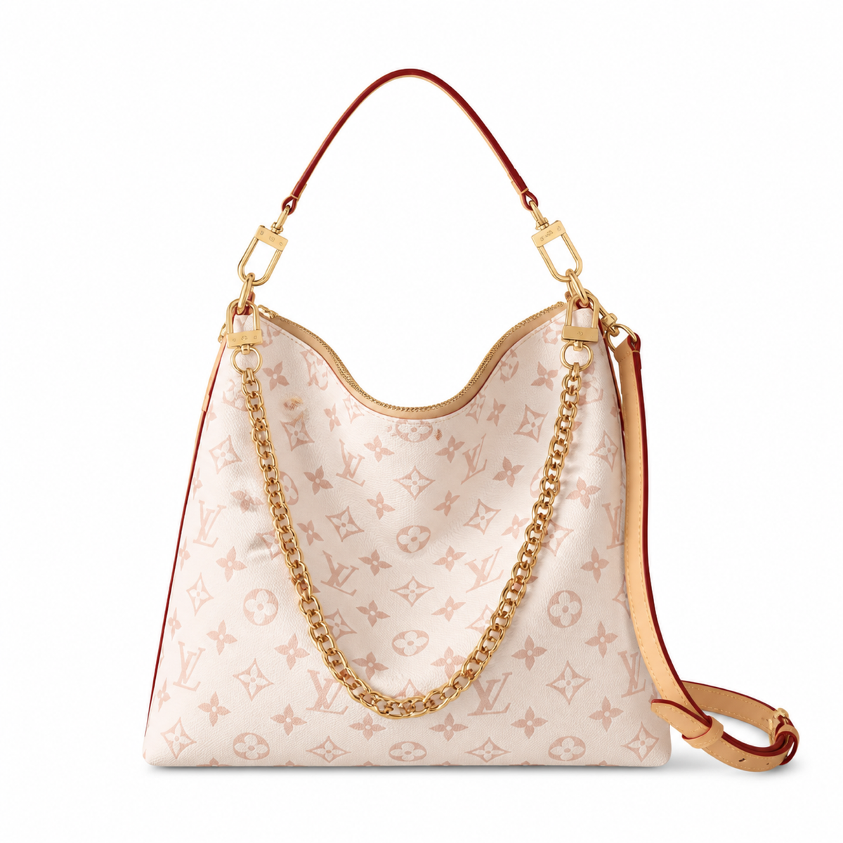 Louis Vuitton Hobo Handbag – Cream Monogram Canvas