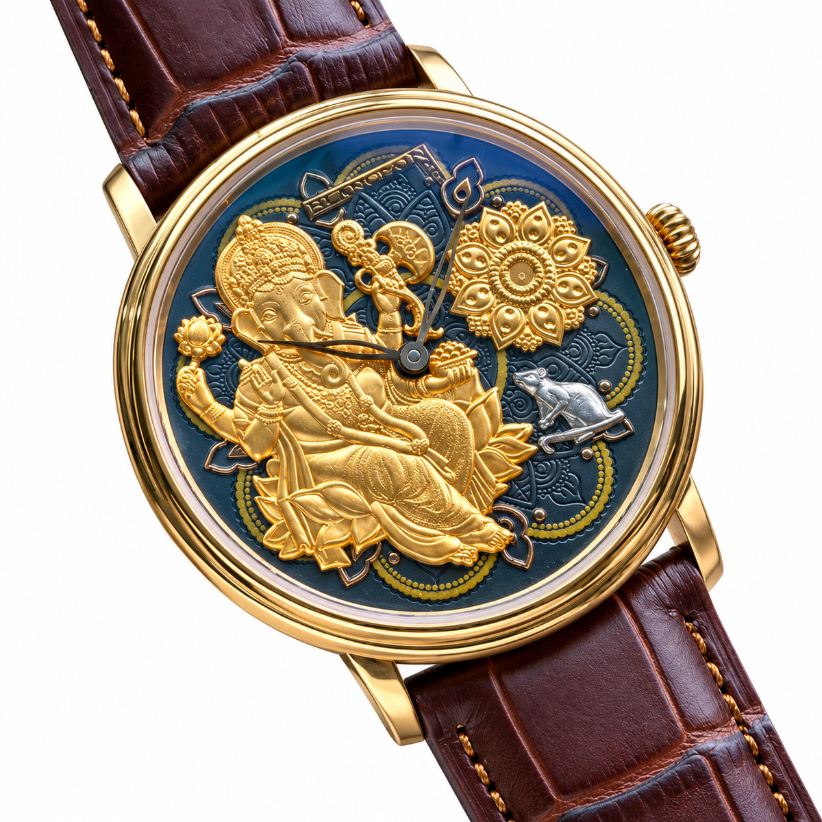 Blancpain Villeret Métiers d’Art Ganesha – 18k Gold Grand Feu Enamel Dial Limited Edition
