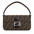 Fendi Medium Handbag 26cm – FF Logo Leather Tote Bag
