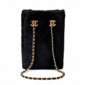 Chanel Quilted CC Structured Box Bag | Gold Chain — 18cm