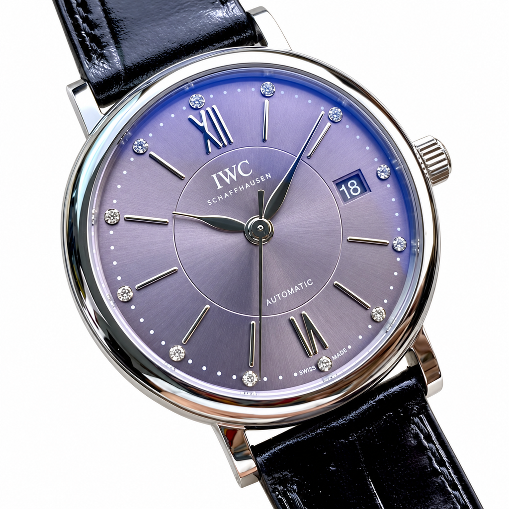 IWC Portofino 34mm Symphony Conductor Automatic Steel Watch