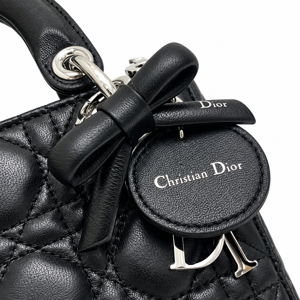 Dior Cannage Quilted Evening Flap Bag 17cm