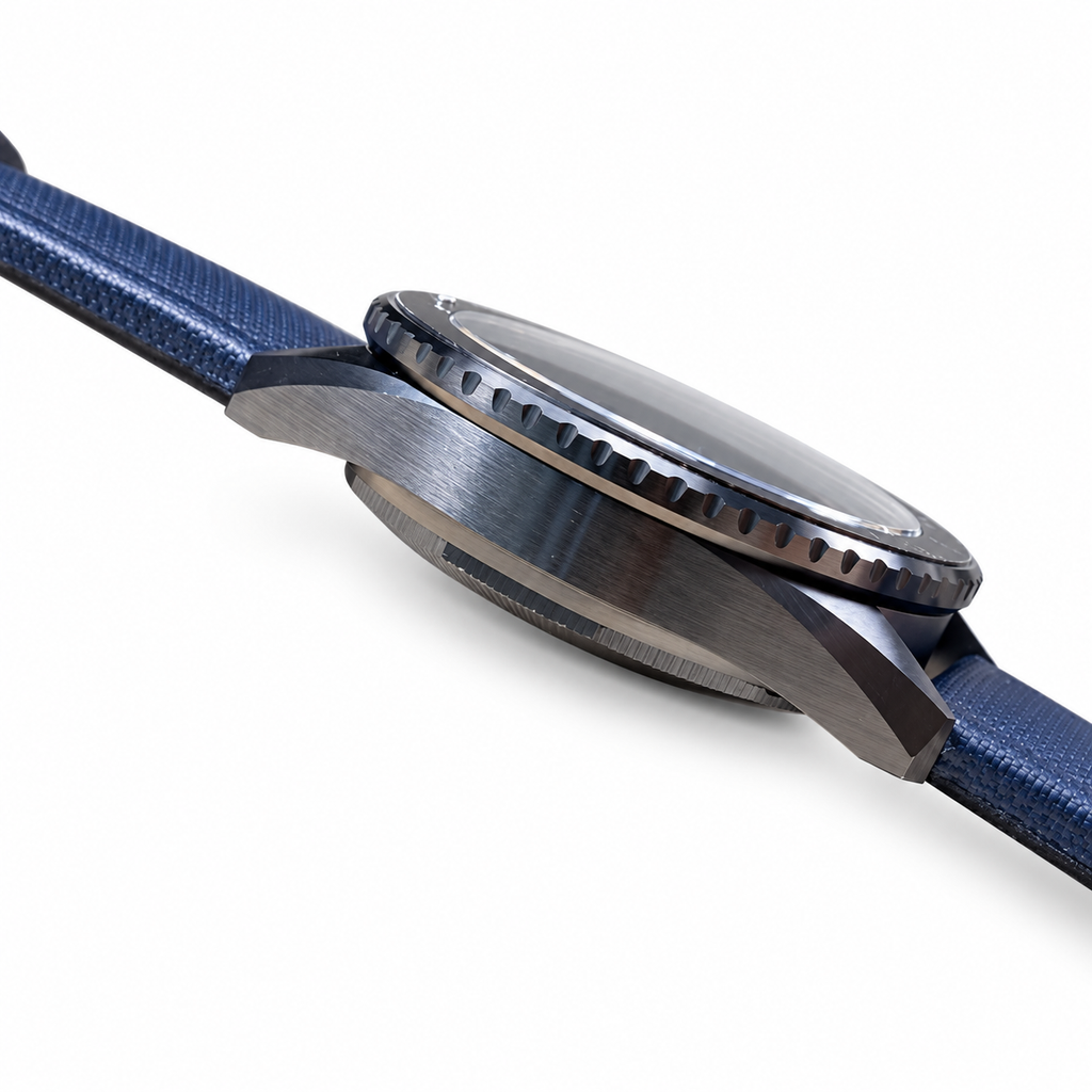 Blancpain Fifty Fathoms Bathyscaphe Blue Dial Date Steel Dive Watch