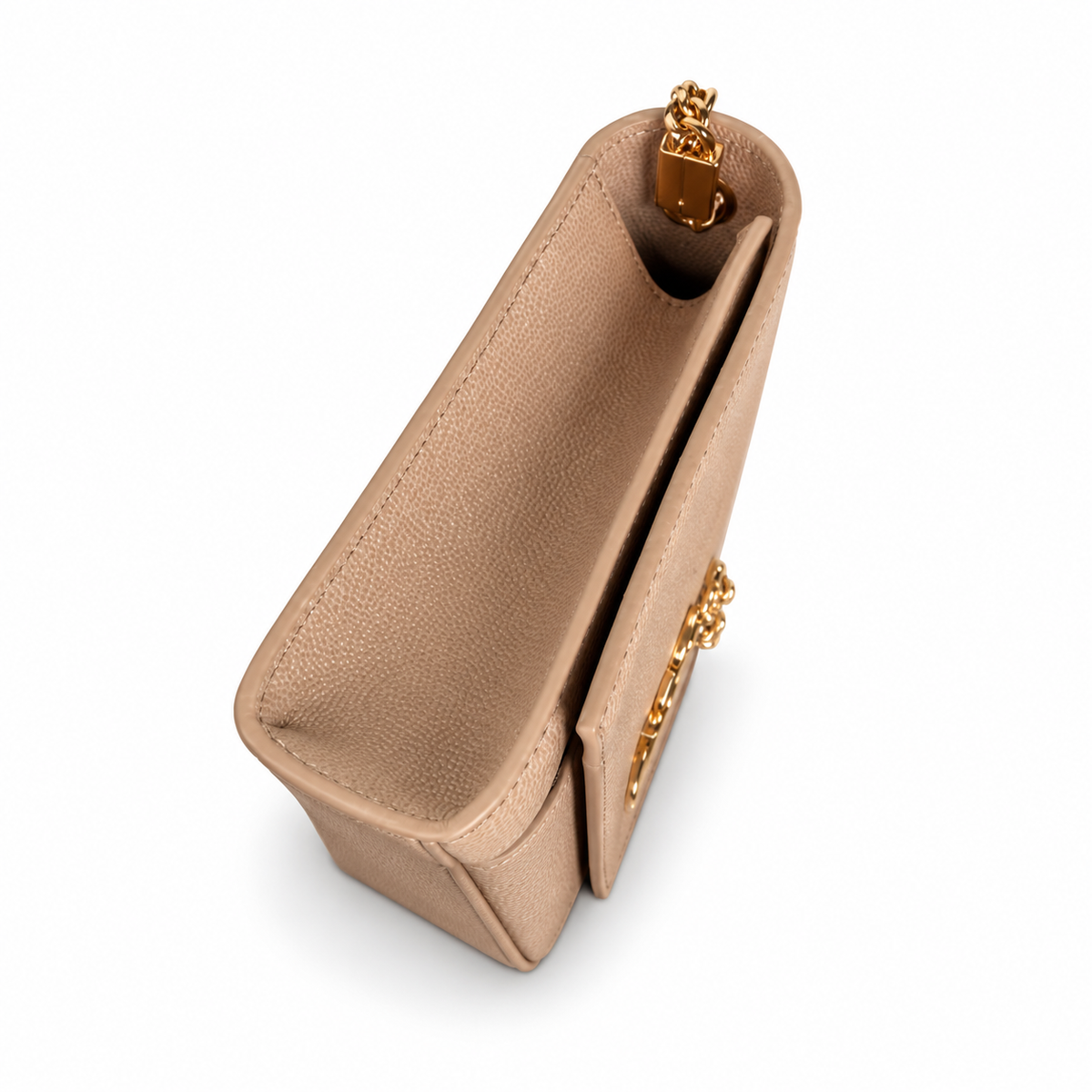 YSL Kate Chain Wallet Bag – Nude Pink Leather