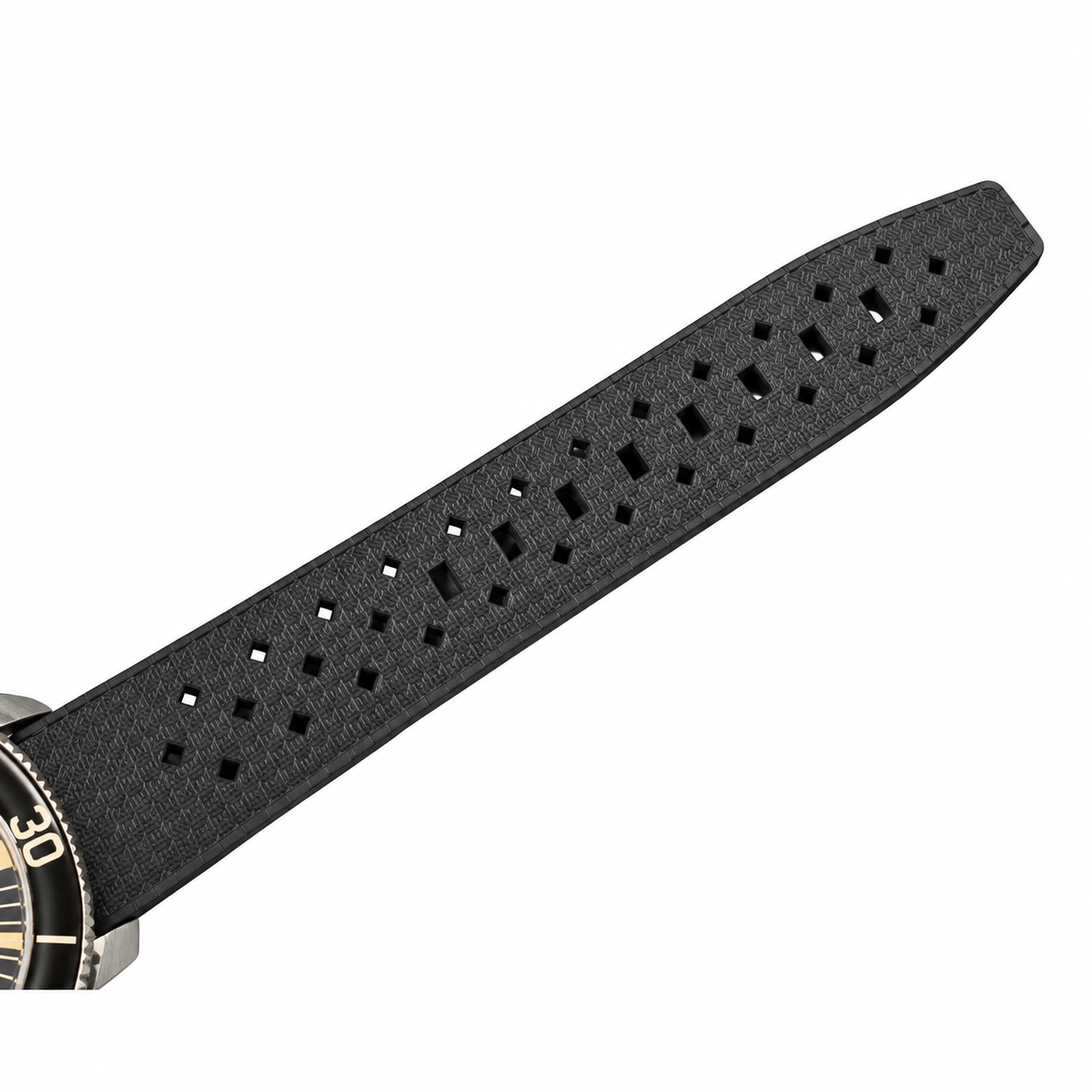 Blancpain Fifty Fathoms Barakuda Black Dial Vintage Rubber Diver Watch