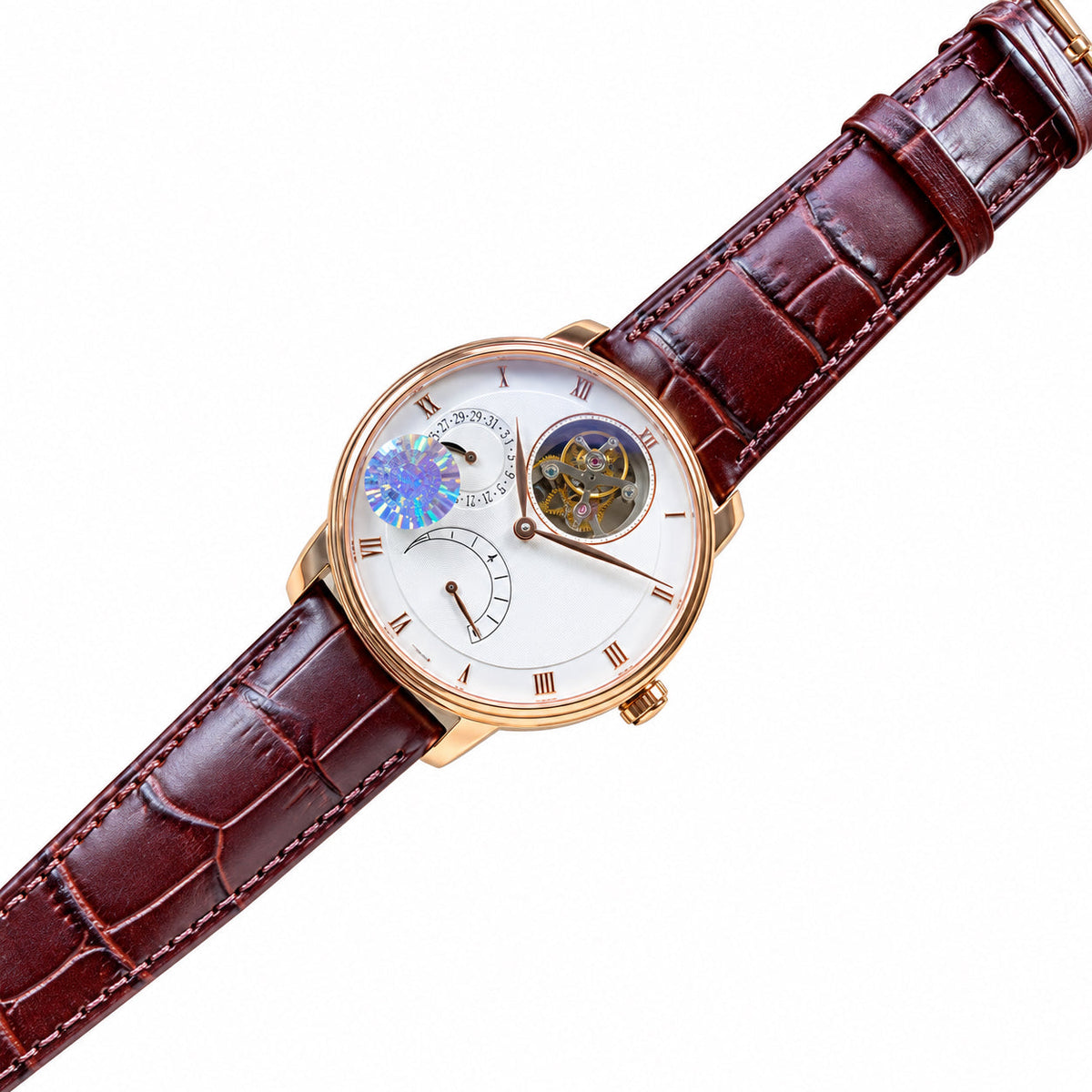 Blancpain Villeret Tourbillon – Rose Gold White Enamel Dial Power Reserve Swiss Manual