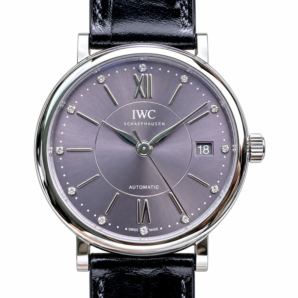 IWC Portofino 34mm Symphony Conductor Automatic Steel Watch