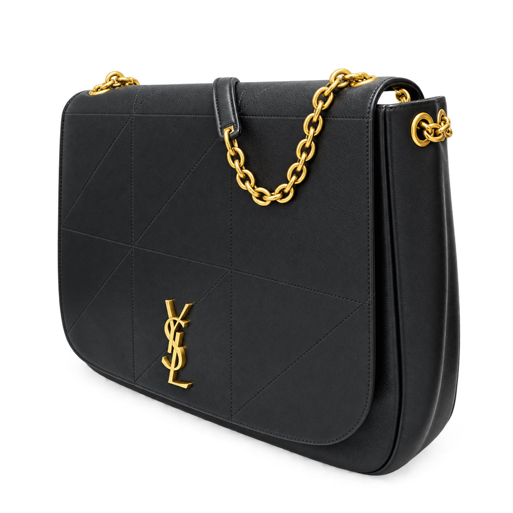 Saint Laurent YSL Jamie Chain Bag – Black Diagonal Quilted