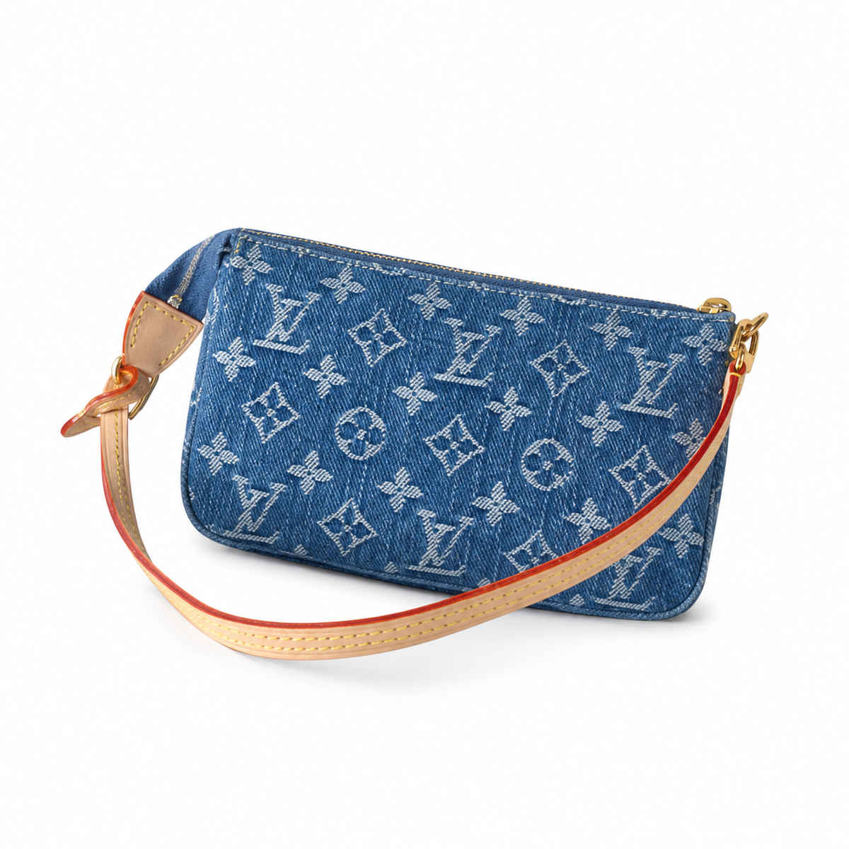 Louis Vuitton Monogram Denim Crossbody Clutch