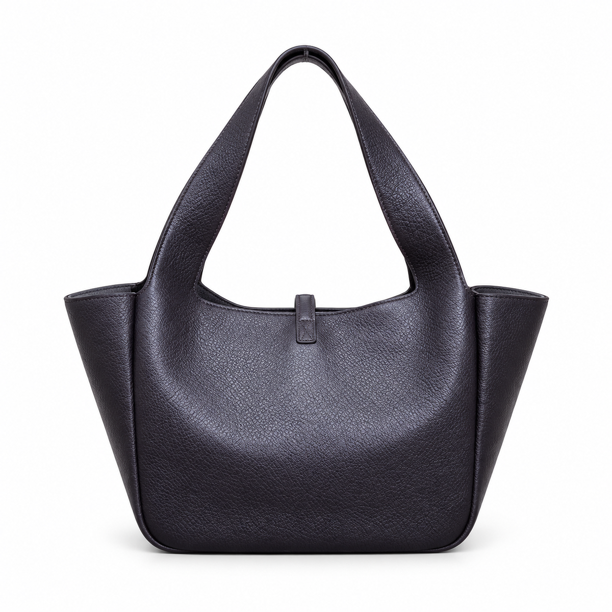 YSL Le 5 à 7 Tote Bag – Plum Grained Leather