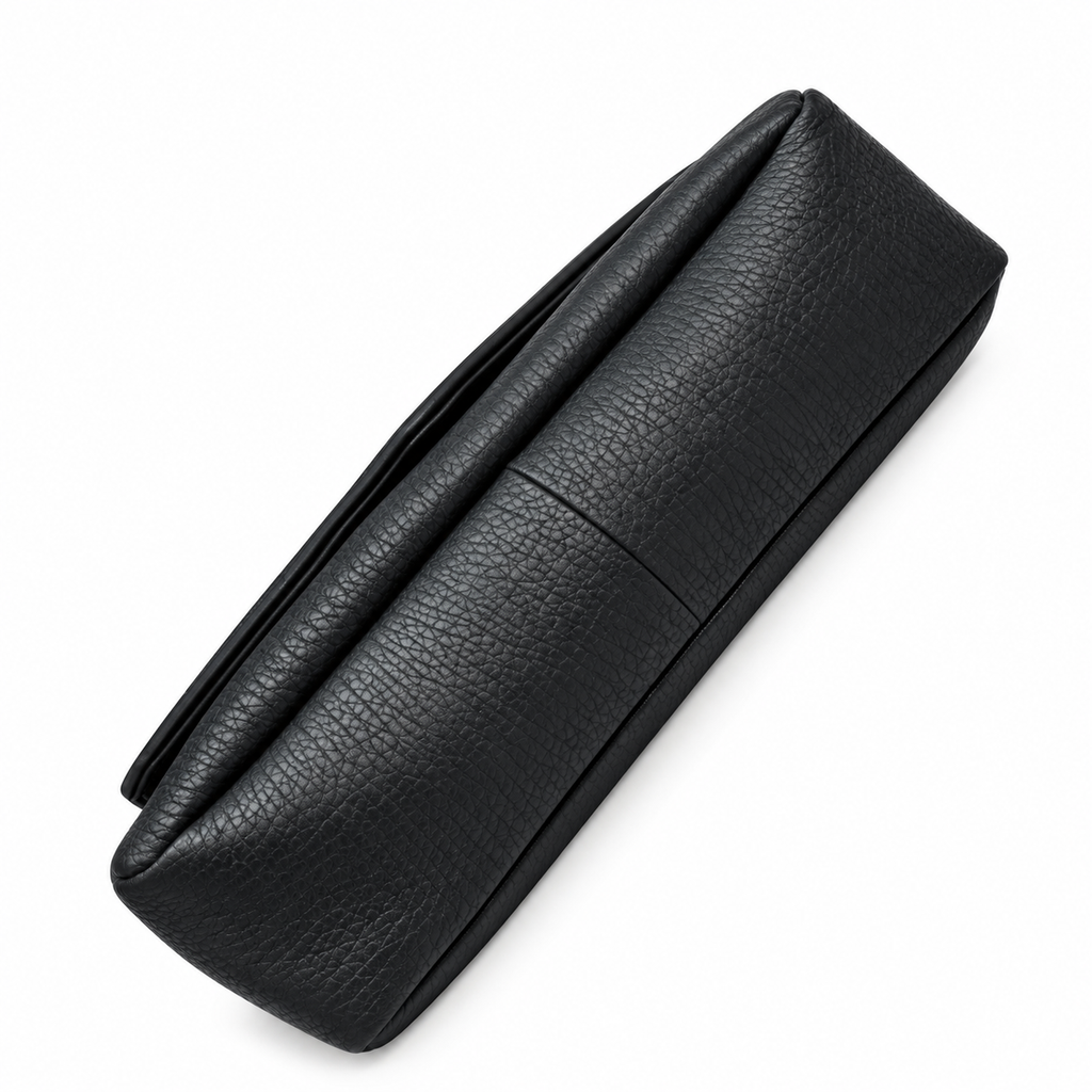 Saint Laurent YSL Calypso Bag – Black Grained Leather Gold