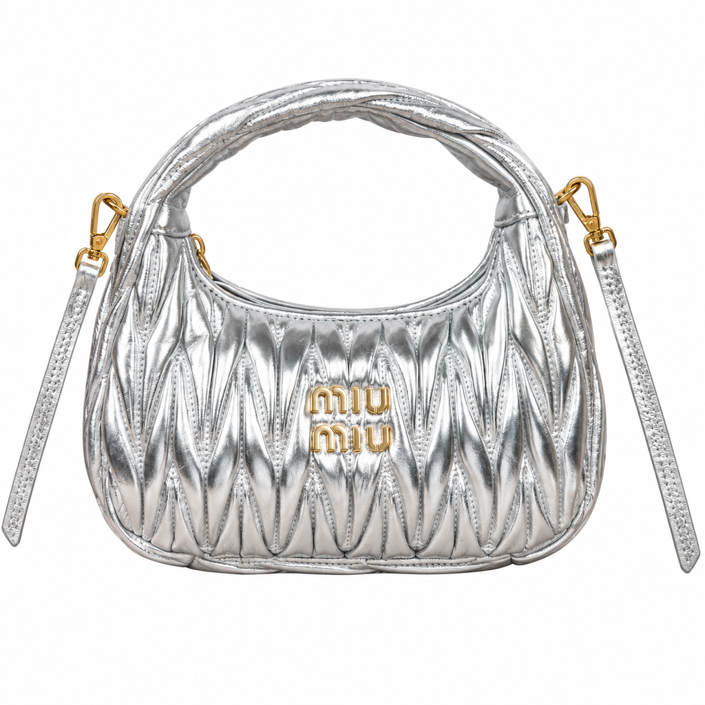 Miu Miu Leather Top Handle Bag 23 cm