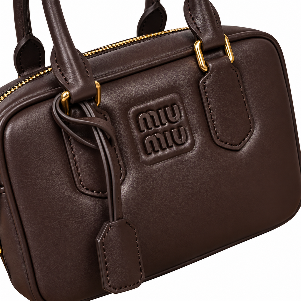 Miu Miu Convertible Leather Bag 19×13×6 cm