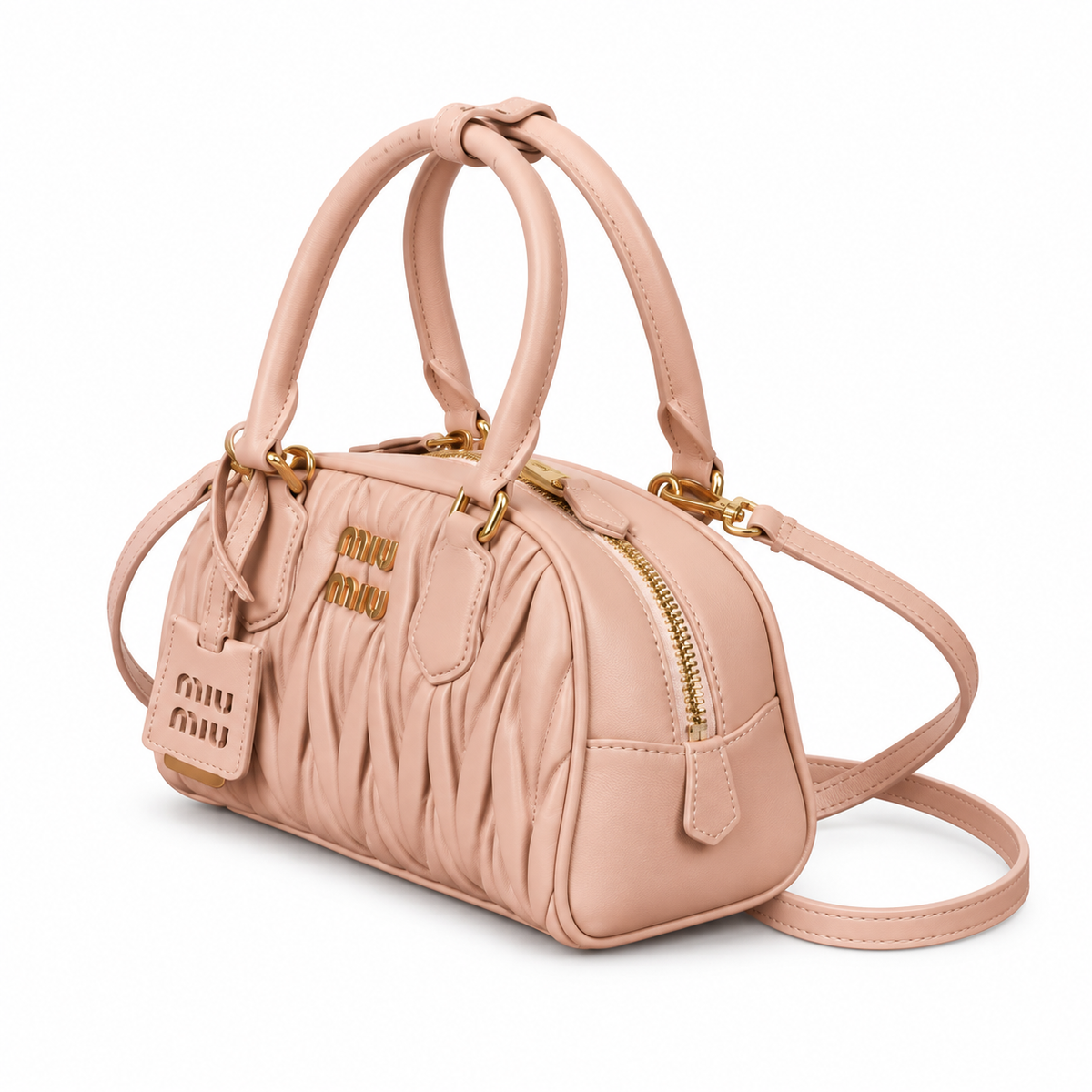 Miu Miu Leather Shoulder Bag 22×13×10.5 cm