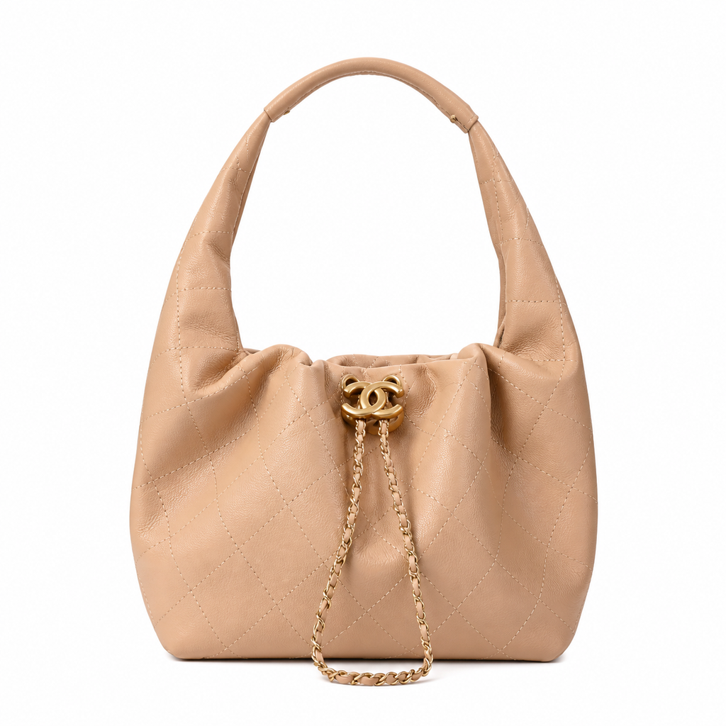 Chanel Quilted Leather Large Shopping Shoulder Bag