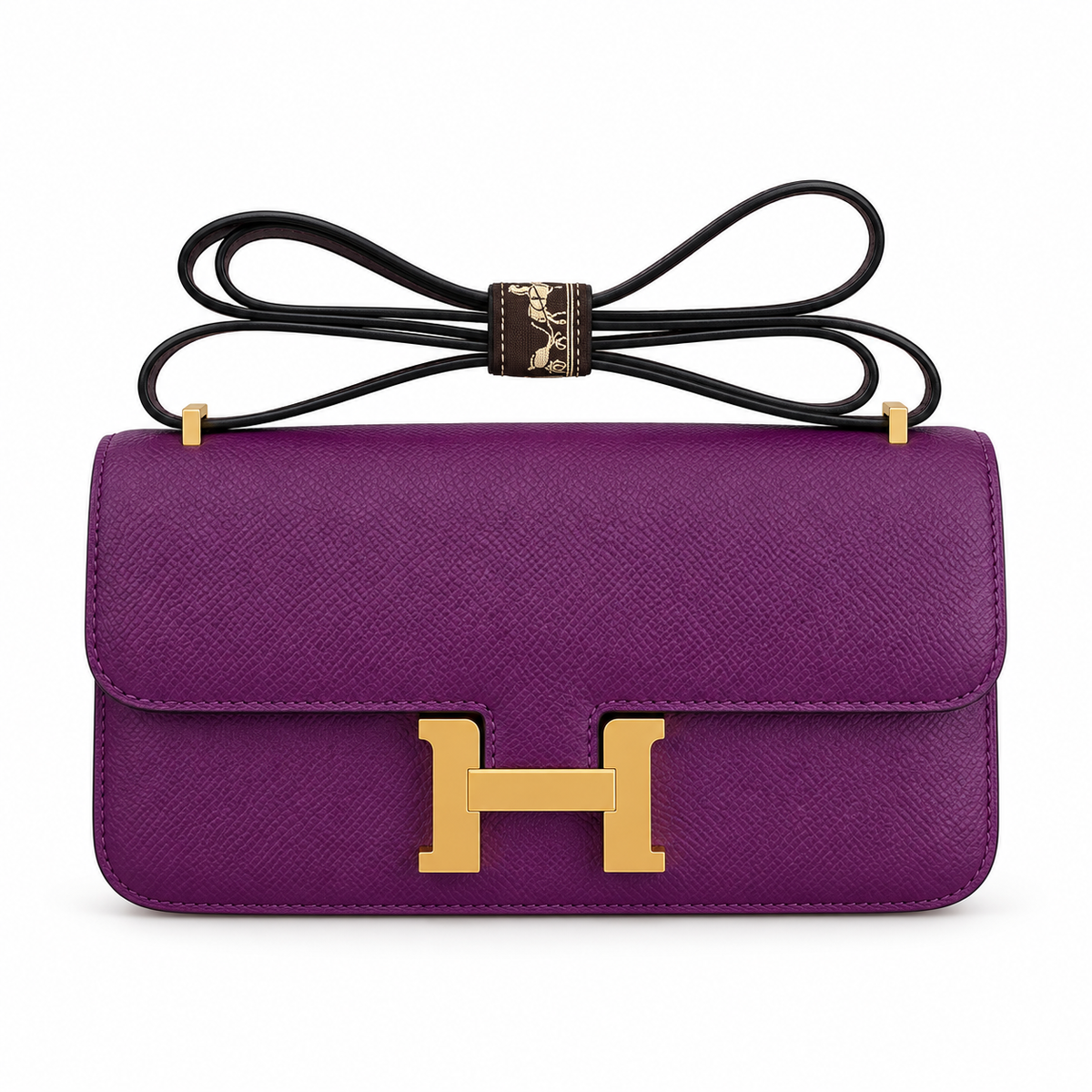 Hermès Constance 26 Cassis Epsom Gold HW
