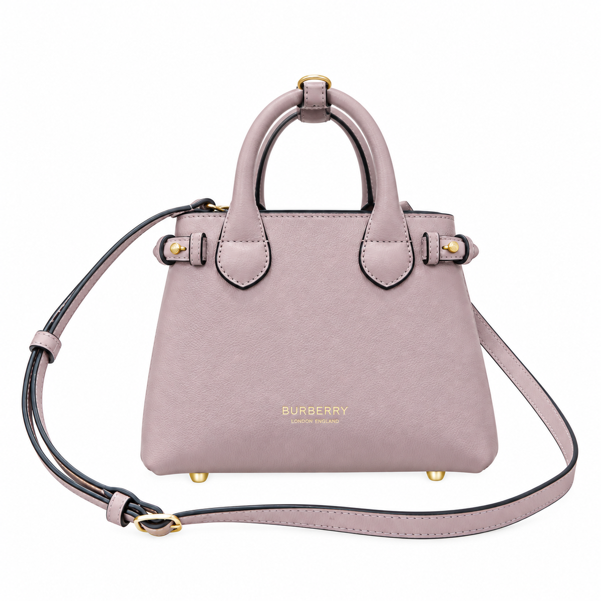Burberry Dusty Rose Poise Top Handle Bag