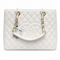 Chanel Classic Quilted Flap Bag | CC Turn-Lock Leather Chain Strap — 24x33cm