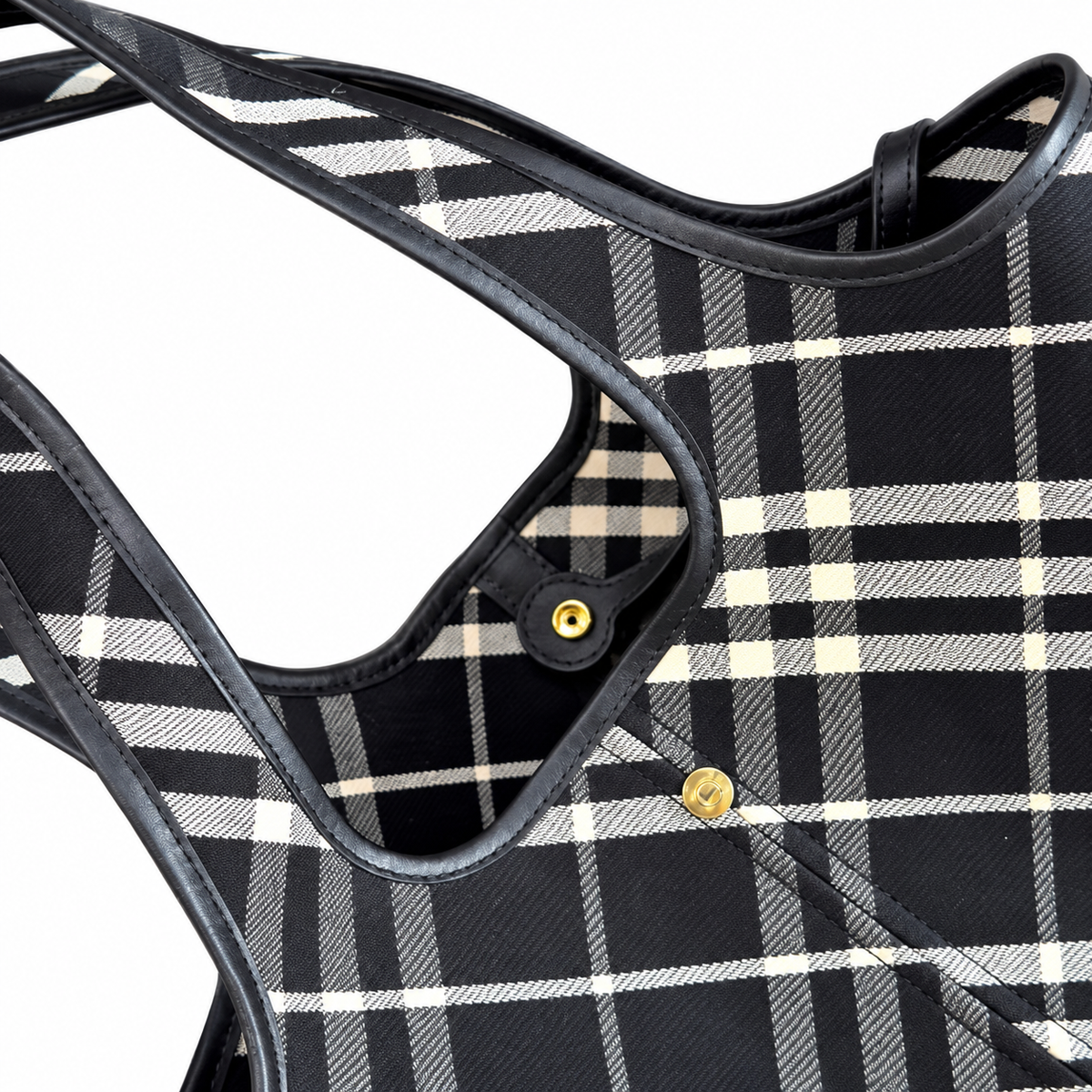 Burberry Heritage Check Tote with Matching Pouch