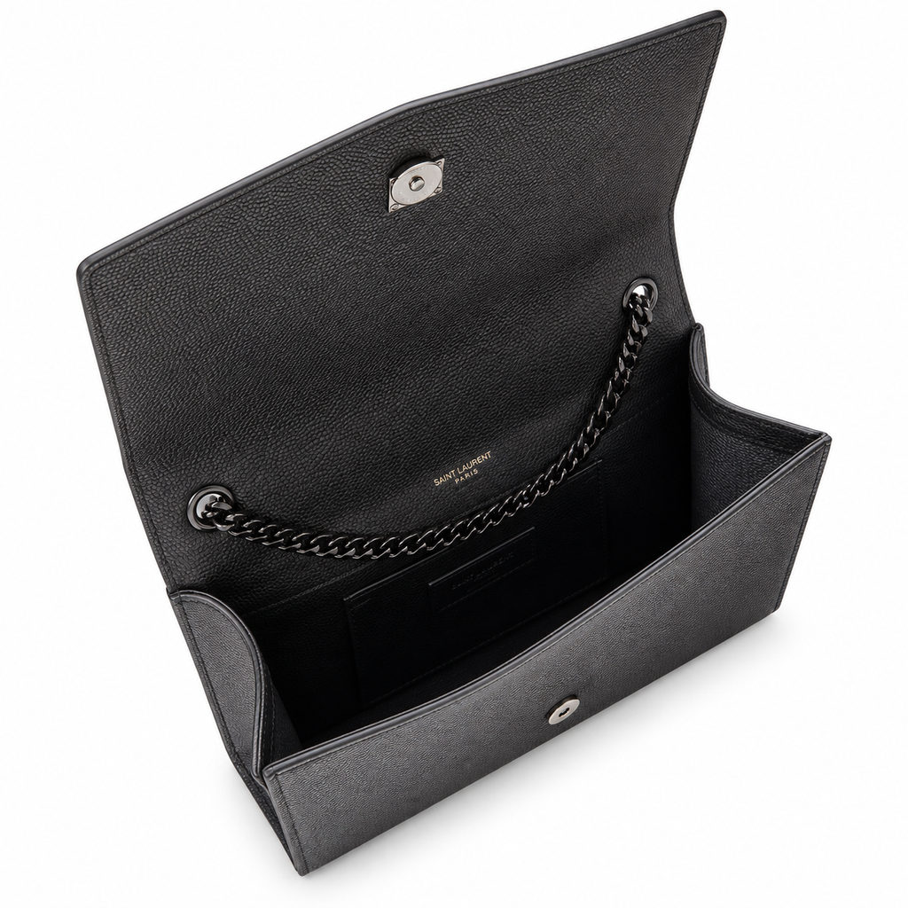Saint Laurent YSL Kate Chain Bag – Black Tonal Hardware