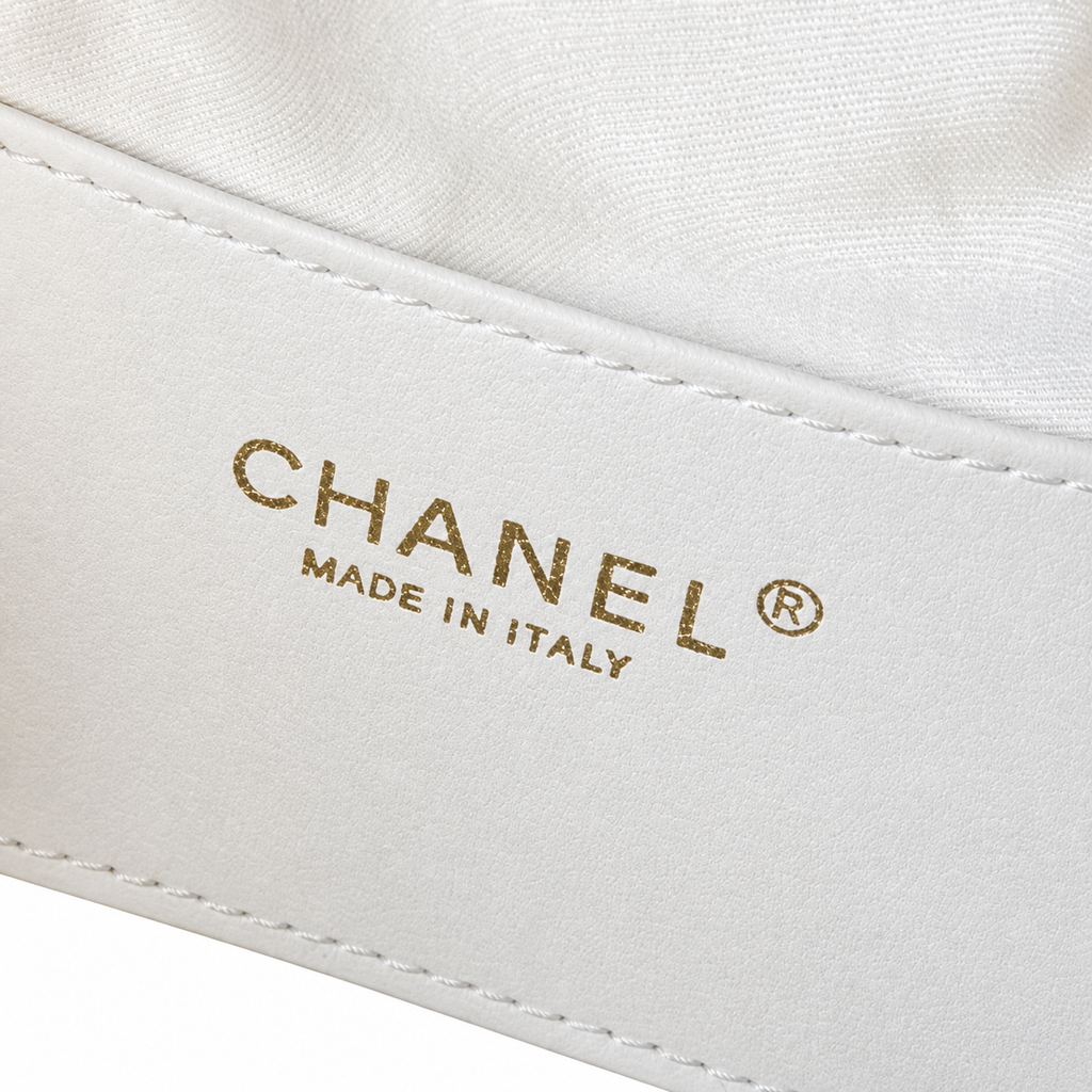Chanel Quilted Leather Chain Crossbody Satchel Bag