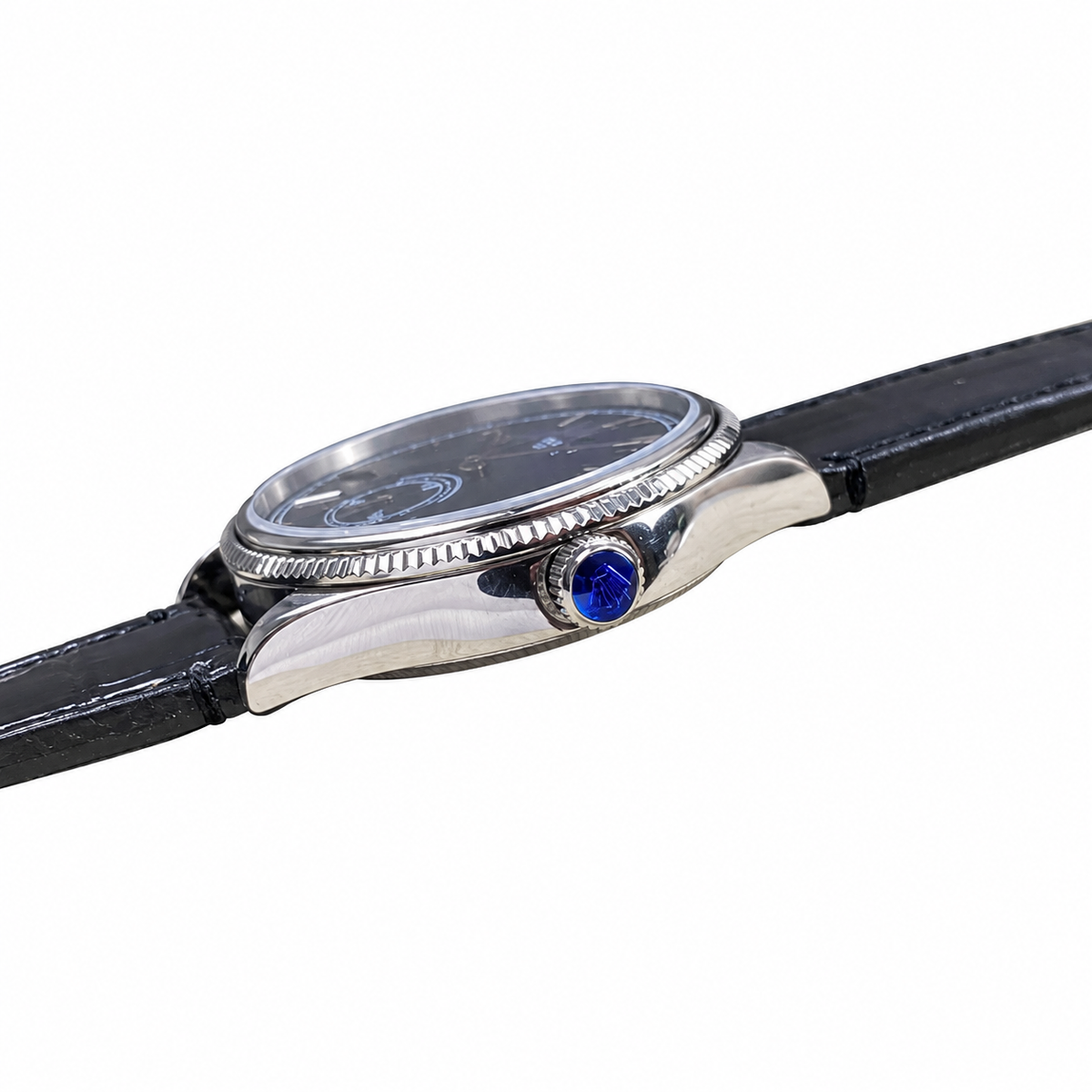 Rolex 39mm Automatic Luxury Watch – Sapphire Crystal, Waterproof, Men's Classic Timepiece